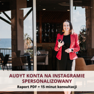 Audyt konta na Instagramie - Spersonalizowany